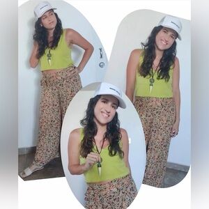 Patrons of Peace wide floral pants